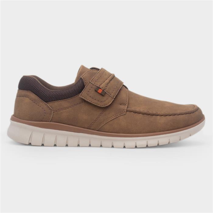 Jeffrey Mens Light Brown Casual Shoe