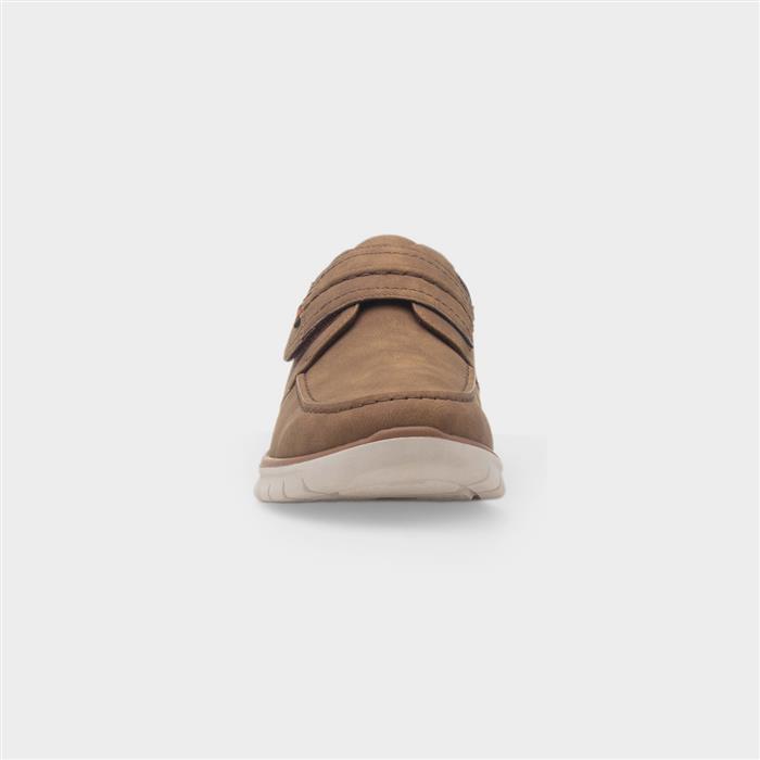 Jeffrey Mens Light Brown Casual Shoe