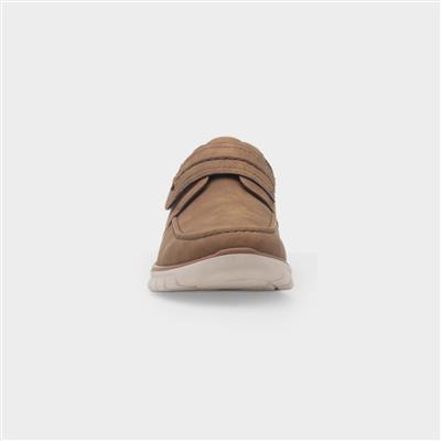 Jeffrey Mens Light Brown Casual Shoe