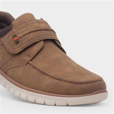 Jeffrey Mens Light Brown Casual Shoe