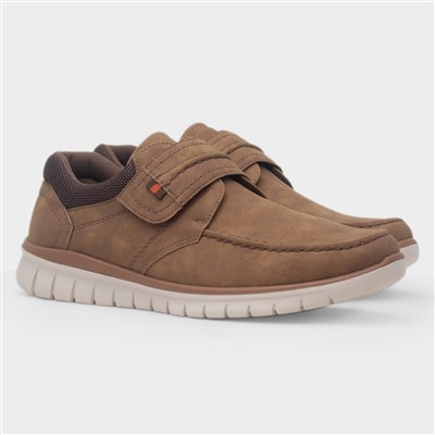Jeffrey Mens Light Brown Casual Shoe