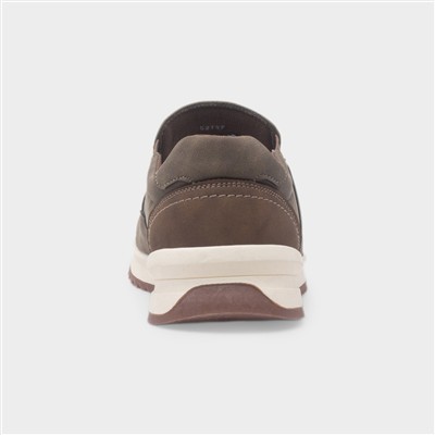 Robbie Mens Taupe Slip On Shoe