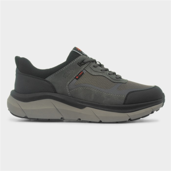 Dan Mens Grey Lace Up Chunky Casual Shoe