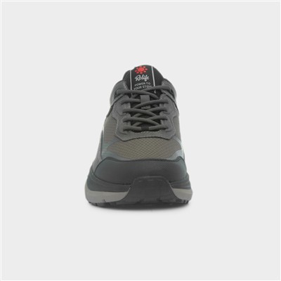 Dan Mens Grey Lace Up Chunky Casual Shoe