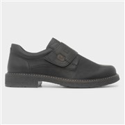 Relife Jason Mens Black Easy Fasten Wide Fit Shoe (Click For Details)