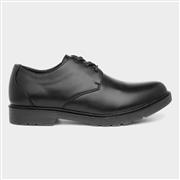 Beckett Mens Black Plain Lace Up Shoe (Click For Details)