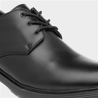 Mens Black Lace Up Shoe