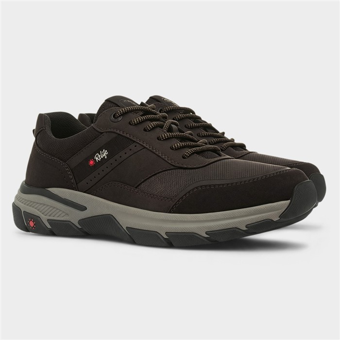 Craig Mens Dark Brown Lace Up Casual Shoe