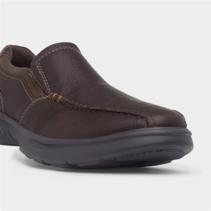 Bradley Step Mens Brown Casual Leather Shoe