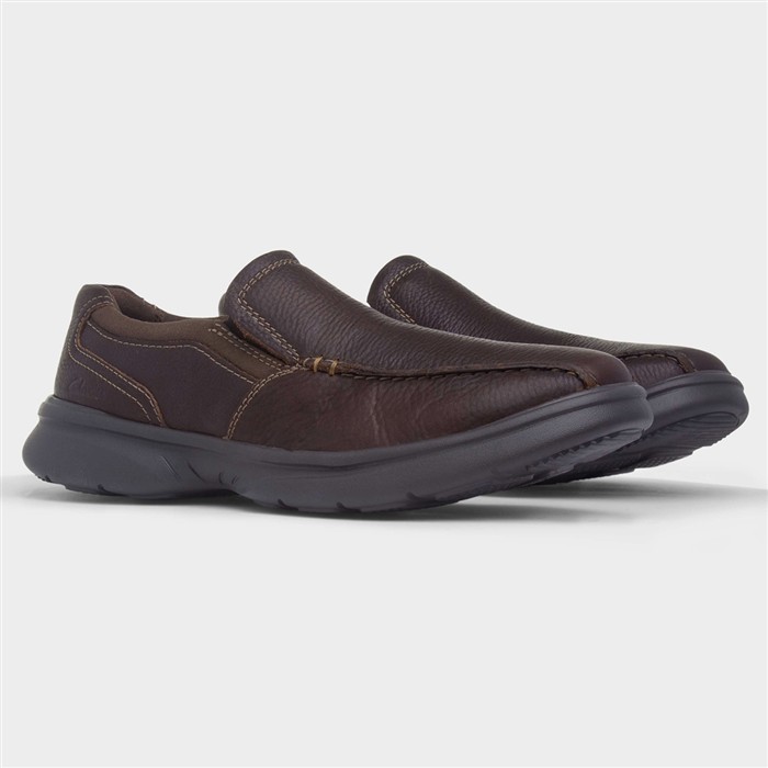 Bradley Step Mens Brown Casual Leather Shoe