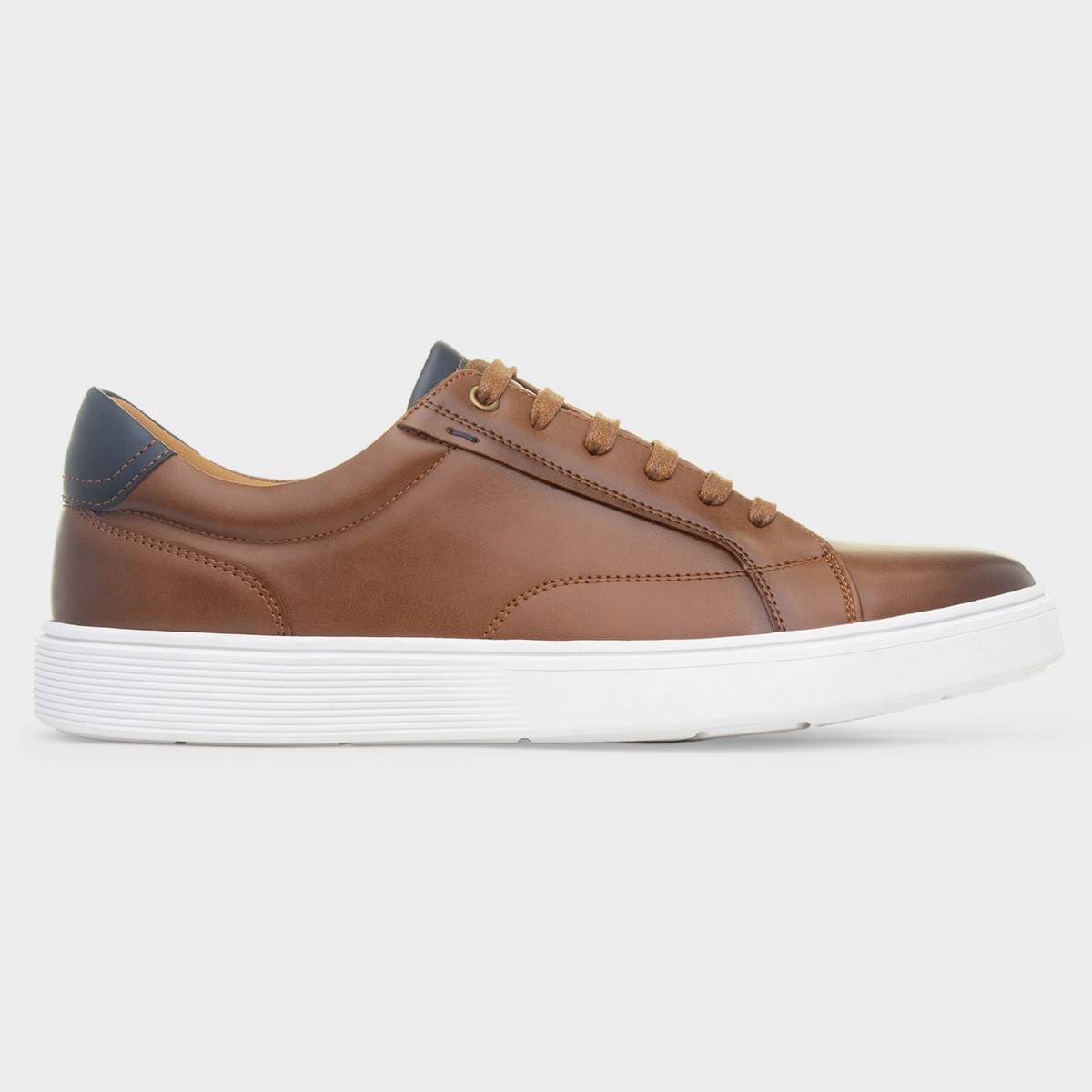 Mens Tan Lace Up Smart Casual Shoe