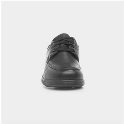 Duke Mens Black Lace Up Casual Shoe