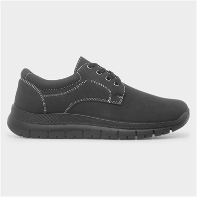 Rory Mens Black Lace Up Shoe