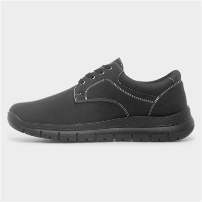 Rory Mens Black Lace Up Shoe