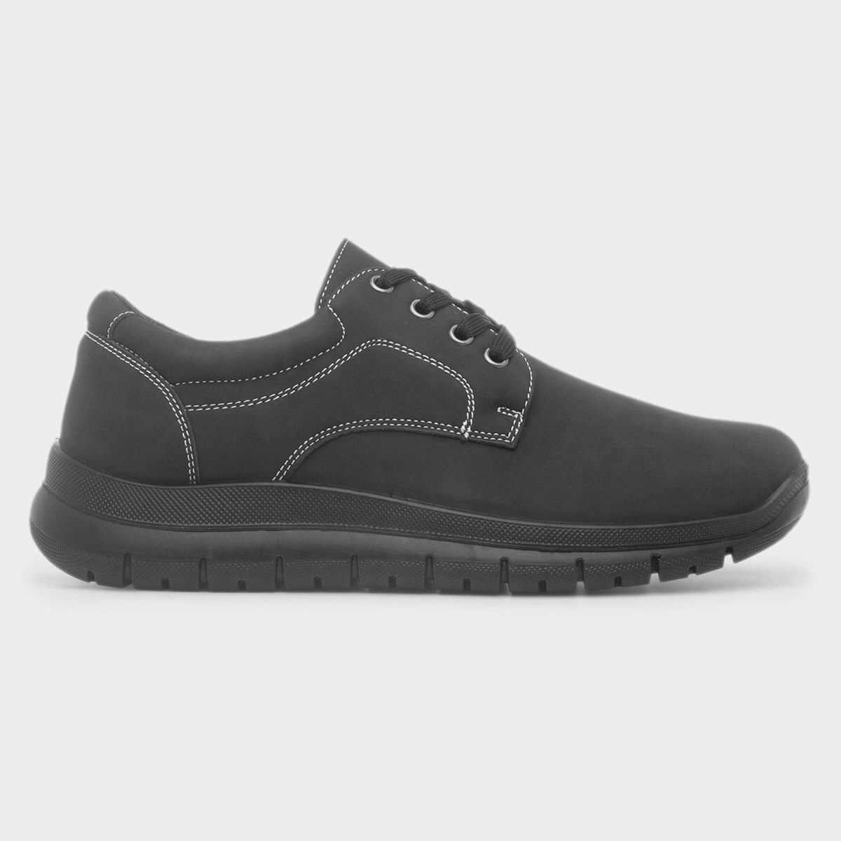 Rory Mens Black Lace Up Shoe