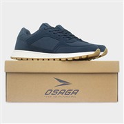 Osaga Drogba Mens Navy Lace Up Casual Shoe (Click For Details)