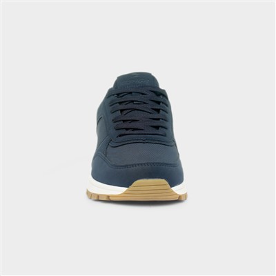 Drogba Mens Navy Lace Up Casual Shoe