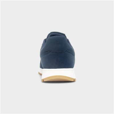 Drogba Mens Navy Lace Up Casual Shoe