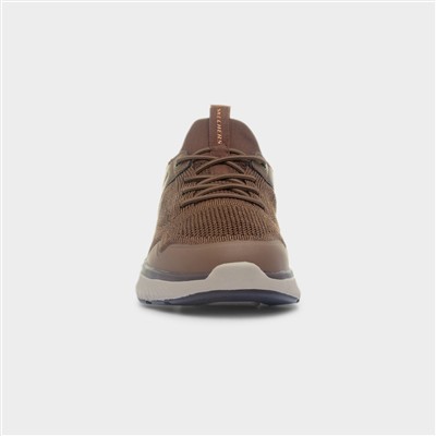 Slip Ins Arch Fit Crosser Mens Brown Shoe