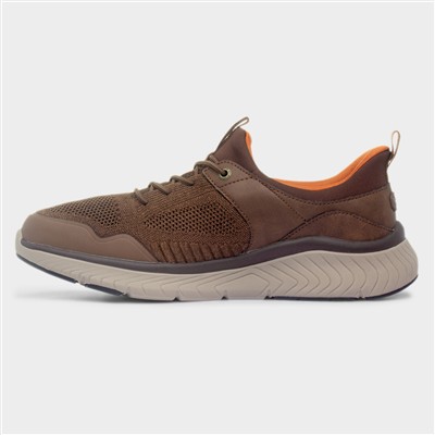 Slip Ins Arch Fit Crosser Mens Brown Shoe