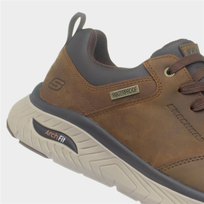 Arch-Fit Crosser Ronaldo Mens Brown Shoe