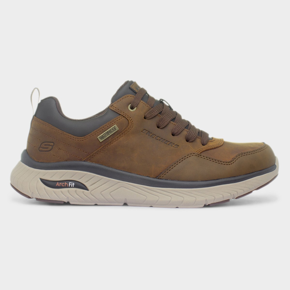 Arch-Fit Crosser Ronaldo Mens Brown Shoe