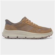 Skechers Tyrell Tan Mens Brown Leather Shoe (Click For Details)