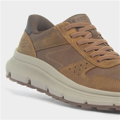 Slip Ins Gaza Ultra Mens Tan Leather Shoe