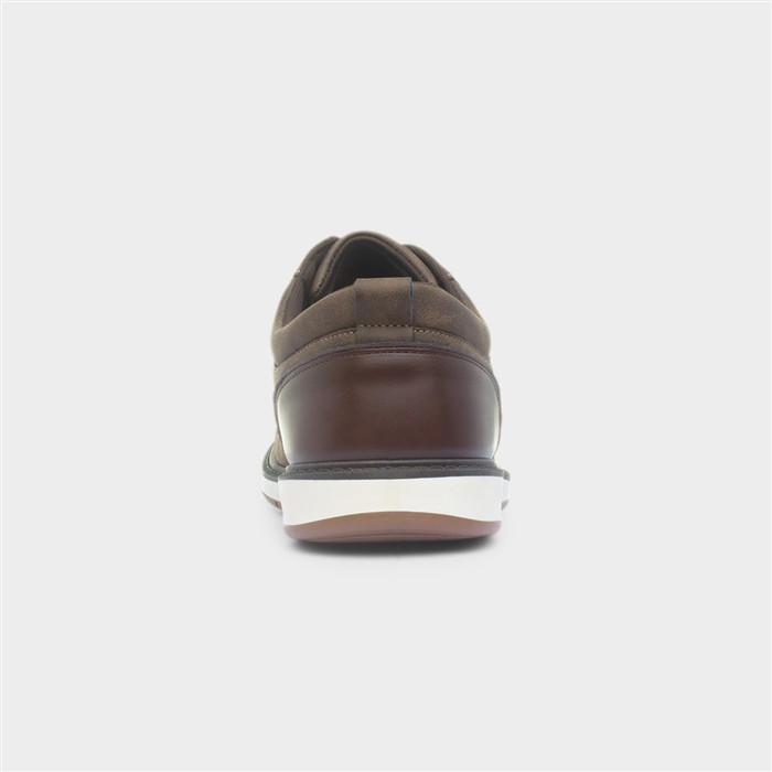 Mens Brown Lace Up Casual Shoe