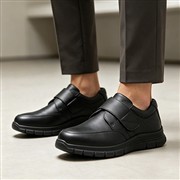 Comfy Steps Nick Mens Black Easy Fasten Shoe (Click For Details)