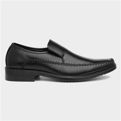 Blaine Mens Formal Slip On Shoe in Black