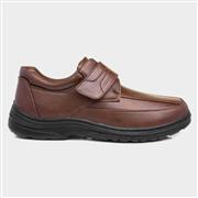 Hobos Mens Brown Easy Fasten Shoe (Click For Details)