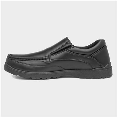 Mens Slip On Shoe in Black