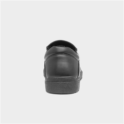 Mens Slip On Shoe in Black