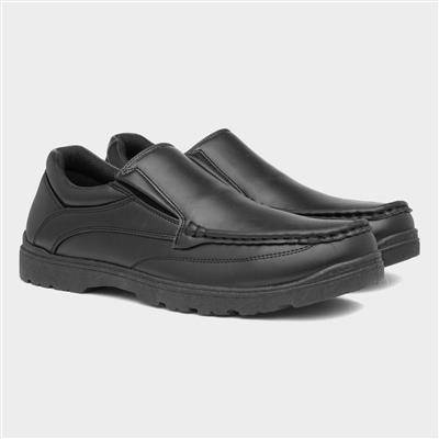 Mens Slip On Shoe in Black