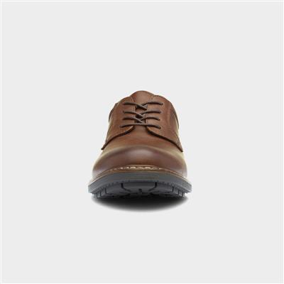 Buzz Mens Brown Lace Up Shoes
