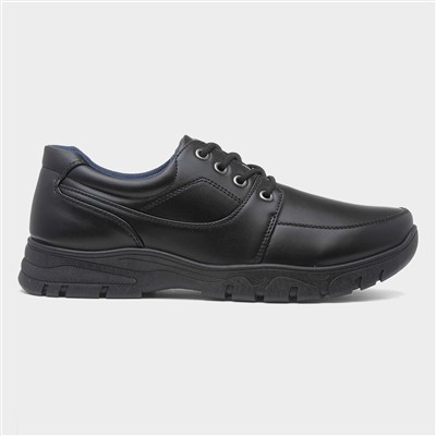 Horatio Mens Black Lace Up Shoe