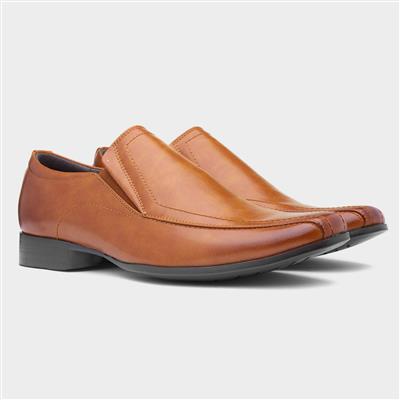 Hooper Mens Tan Slip On Formal Shoe