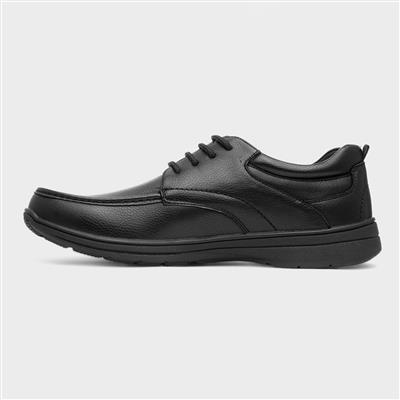 Mens Black Lace Up Shoe