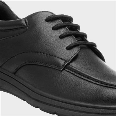 Mens Black Lace Up Shoe