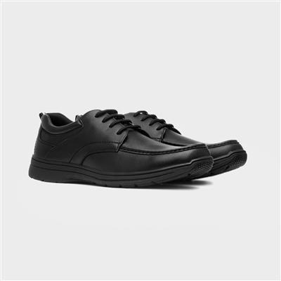 Mens Black Lace Up Shoe