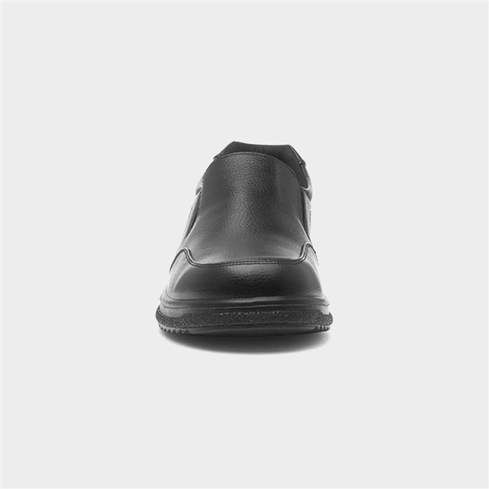 Men's Black Slip On Shoe