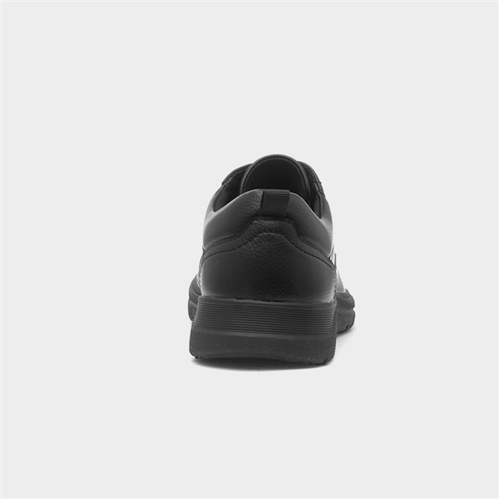 Howard Mens Black Wide Fit Shoe