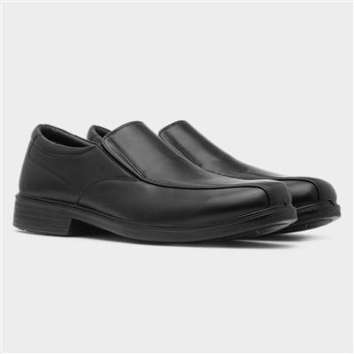 Mens Black Slip On Shoe