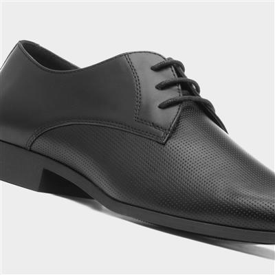 Mens Black Lace Up Formal Shoe