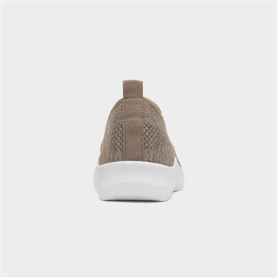 Elijah Mens Beige Slip On Canvas Shoe