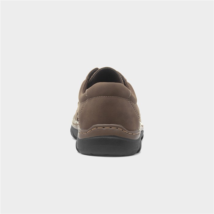 Mens Brown Casual Lace Up Shoe