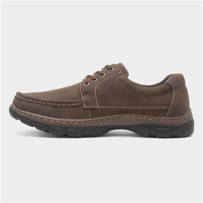 Mens Brown Lace Up Shoe