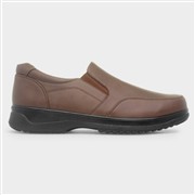 Comfy Steps Buster Mens Brown Slip On Shoe (Click For Details)