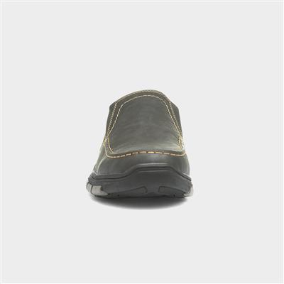 Mens Brown Slip On Shoe